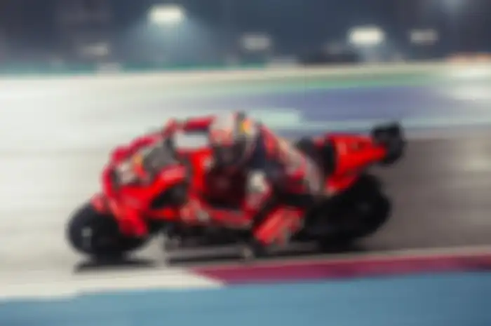 Pedro Acosta di sesi latihan MotoGP Qatar 2024.