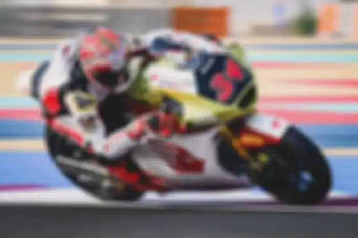 Mario Aji debut di Race Moto2 Qatar 2024. Segini posisi finishnya.