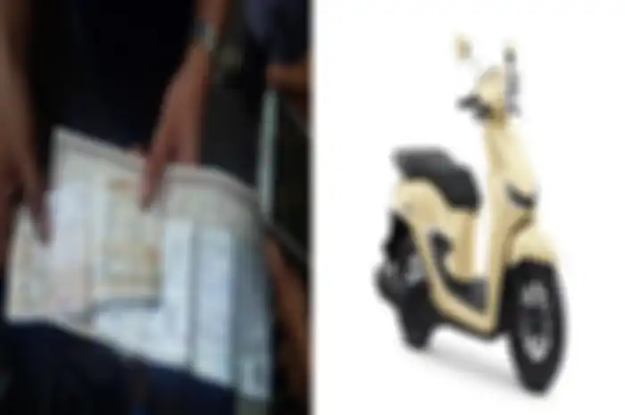 Foto ilusrasi. Perpanjang STNK cek pajak motor Honda Stylo 160.