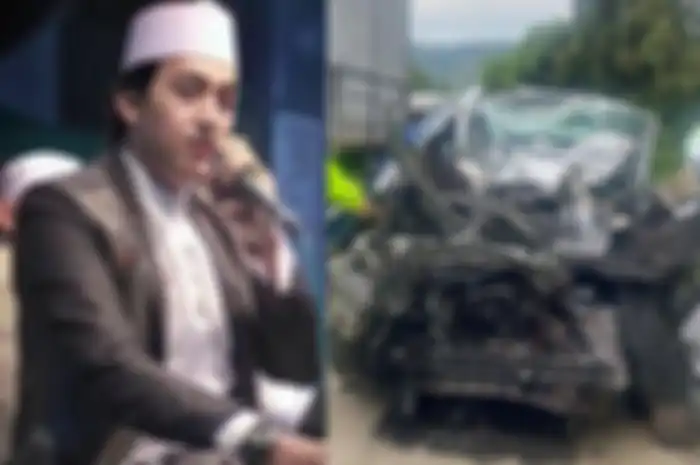 Kondisi Habib Haedar Alwi Assegaf usai mengalami kecelakaan pada Senin (11/3/2024).