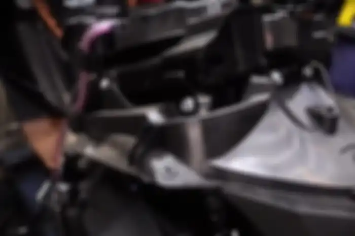 Rangka eSAF Honda Stylo 160 bagian dalamnya sudah dicat