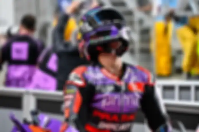 Pembalap Prima Pramac Racing Jorge Martin di MotoGP Qatar 2024.