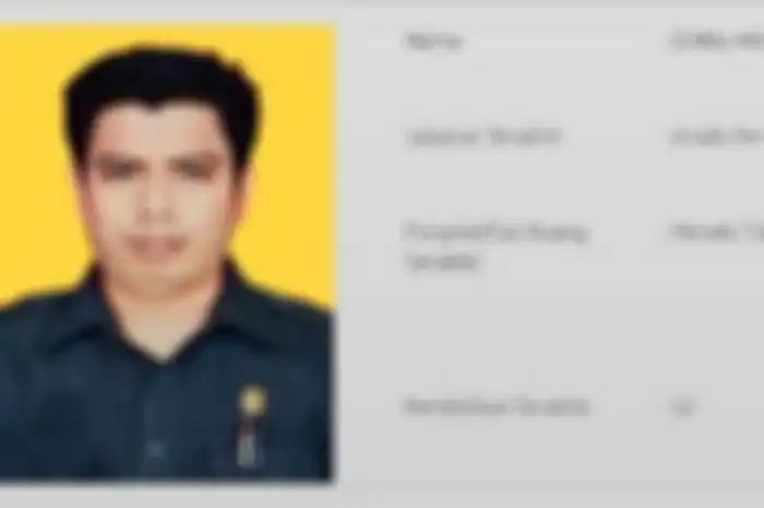 Nama serta profil Danu Arman eksis di laman resmi Pengadilan Tinggi Yogyakarta.