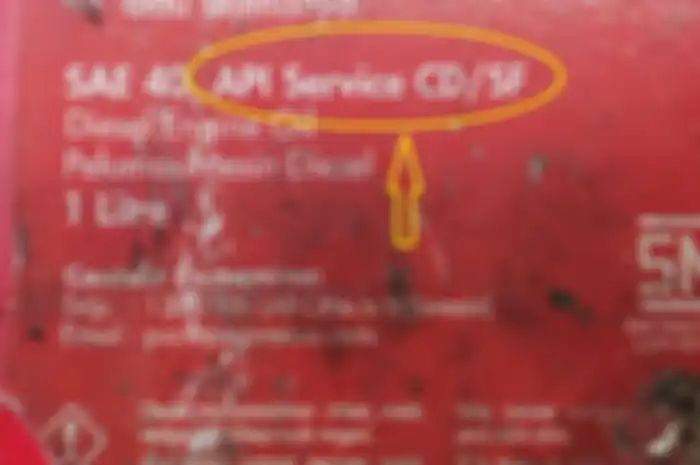 Kapan ganti oli ketahuan dari kode ini di botol pelumas