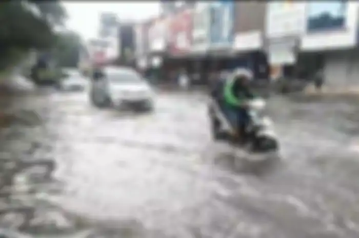 Ilustrasi Banjir di kawasan Kelapa Gading akibat hujan deras