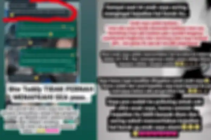 isi chat pelaku kepada mantan istri