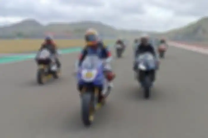 Ilustrasi track day di Sirkuit Mandalika, Lombok, NTB..
