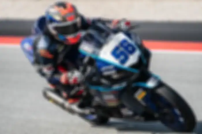 Galang Hendra Pratama dan Aldi Satya Mahendra cukup kompetitif di sesi latihan dan superpole WSSP300 Catalunya 2024 di Spanyol (22-24/3)