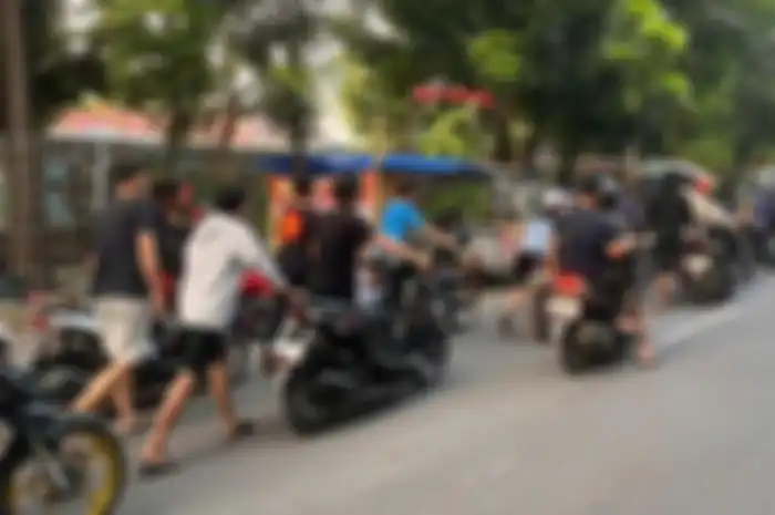 Para ABG di gresek diamankan usai ingin balap liar setelah sahur