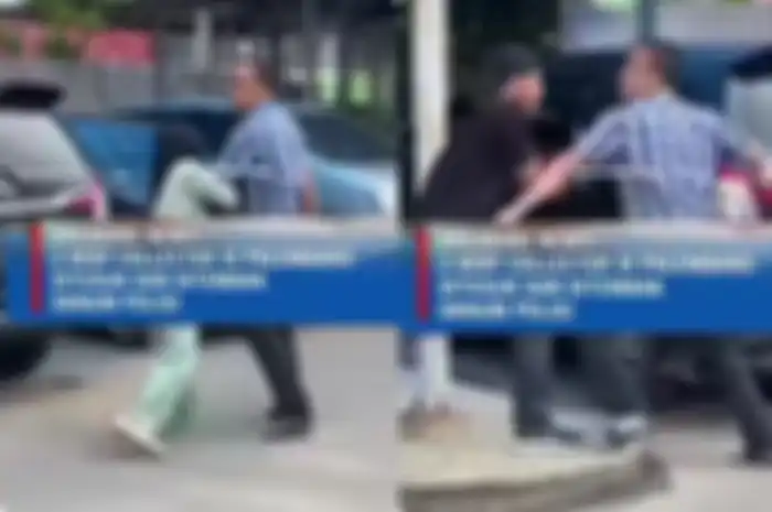 Detik-detik debt collector ditusuk dan ditembak oknum polisi di Palembang, nyawa terselamatkan berkat aksi nekat emak-emak.