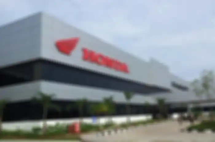 Ilustrasi pabrik motor Honda.