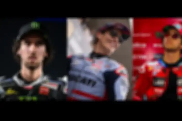 3 orang bikin heboh dan unik sirkuit MotoGP Amerika, apakah terulang Marc Marquez (tengah), Alex Rins (kiri) dan Enea Bastianini (kanan) bikin heboh di MotoGP Amerika 2024?