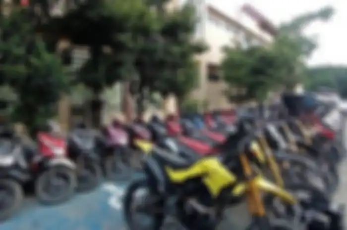 45 motor hasil pencurian oleh sindikat curanmor berhasil diamankan di Mako Polres Kukar.