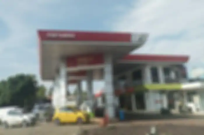 Foto ilustrasi SPBU Pertamina. Pemudik mengaku kesulitan mendapatkan Pertalite di Bengkulu.