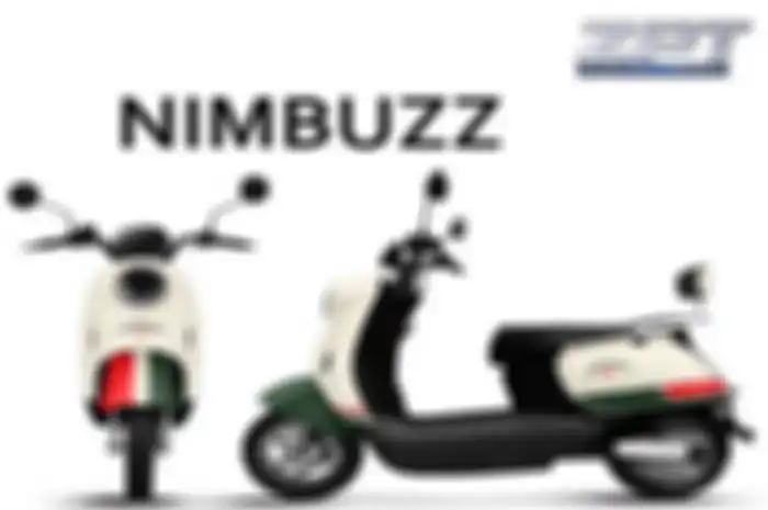 Tampilan motor listrik murah ZPT Nimbuzz yang harganya Rp 3,9 jutaan.