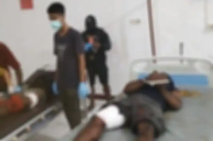 2 anggota KKB Papua yang berhasil dilumpuhkan Satgas Damai Cartenz di sekitar Kali Go, Distrik Dekai, Kabupaten Yahukimo. 
