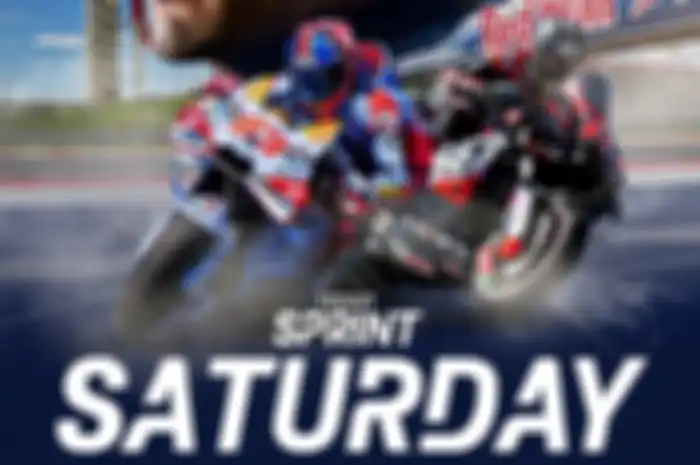 Ilustrasi balap Sprint MotoGP Amerika 2024.
