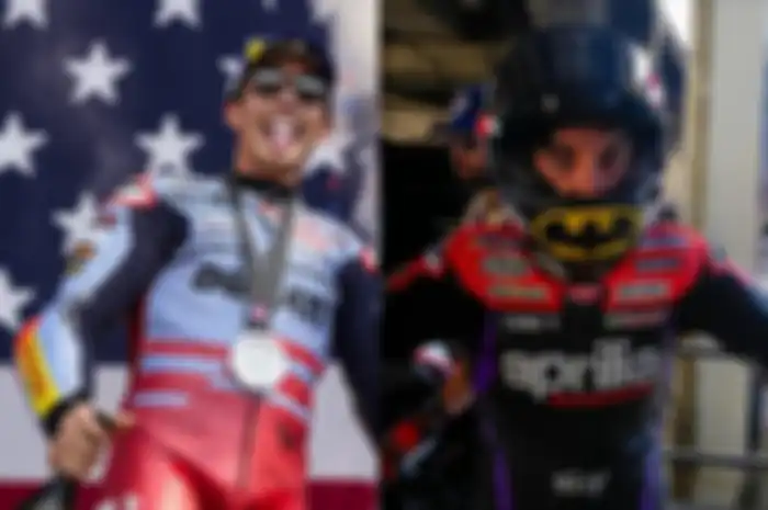 Menarik Marc Marquez dan Maverick Vinales di MotoGP Amerika 2024 punya misi gasak podium tertinggi bak langit dan bumi, ini faktanya