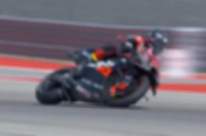 Pembalap Aprilia Racing Maverick Vinales juara balap Sprint MotoGP Amerika 2024.