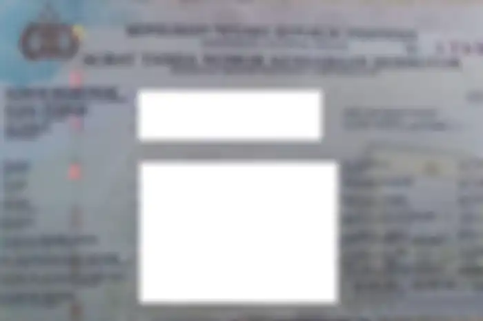 Foto ilustrasi Surat Tanda Nomor Kendaraan Bermotor. Bebas denda bayar pajak kendaraan atau perpanjang STNK jadi tenang.