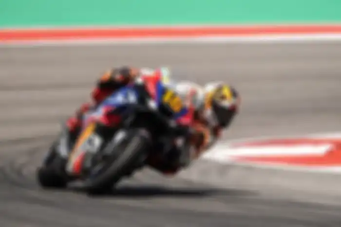Pembalap Repsol Honda Luca Marini di MotoGP Amerika 2024.