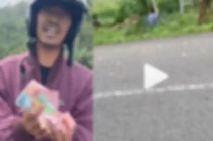 Pasutri Viral Temukan Uang Berhamburan di Jalanan