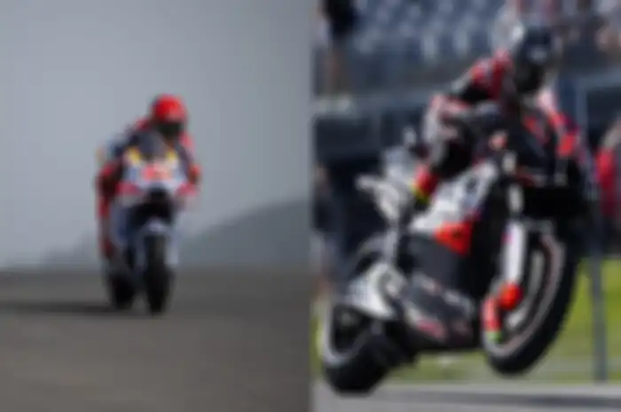Marc Marquez (kiri) menantikan momen ini setelah Maverick Vinales (kanan) juara MotoGP Amerika 2024.