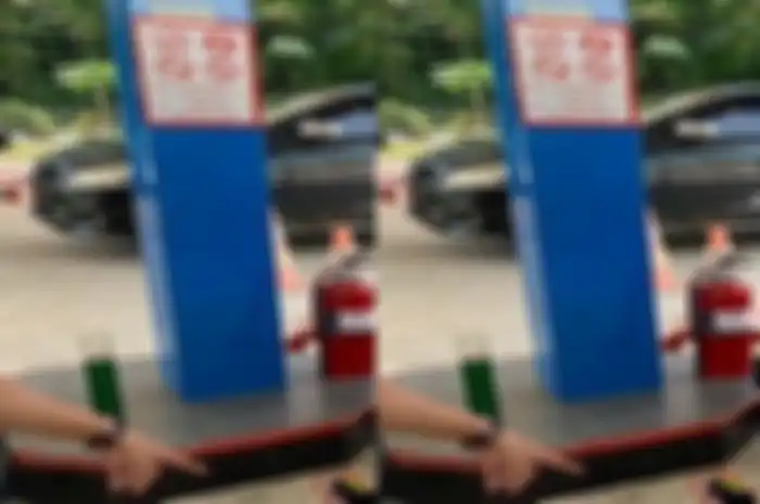 Sebuah SPBU Pertamina dilaporkan jual Pertalite campur air.