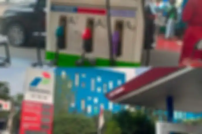 Salah satu SPBU Pertamina tidak menjual Pertalite, diganti dengan Pertamax Green.