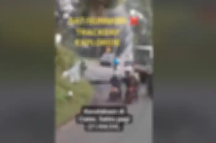 Kecelakaan maut di jalur Tangkuban Parahu, Kawasaki ZX-25RR hancur rider tewas