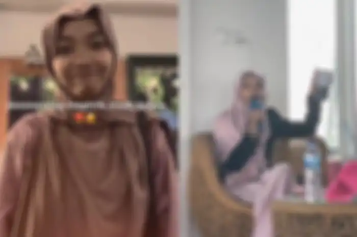 Sosok Ning Maghrib yang viral di sosial media