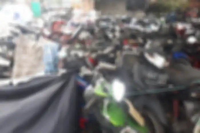 Ilustrasi motor sitaan polisi bisa diambil tanpa biaya alias gratis