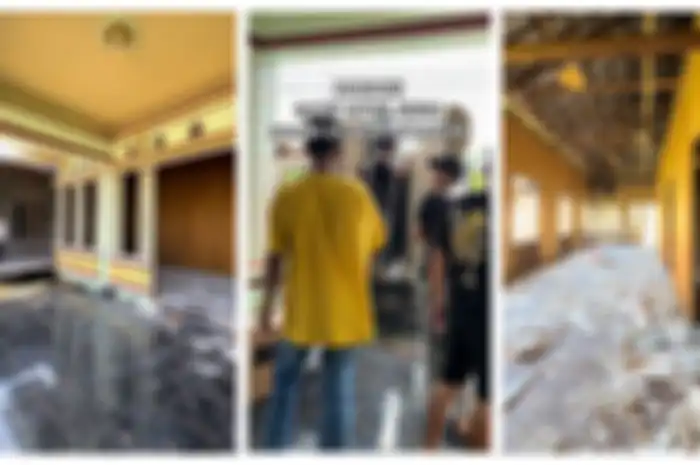 Seleb TikTok asal Amuntai, Kalimantan Selatan, bernama Acil Jouleha memilih menghancurkan rumah usai suaminya ketahuan selingkuh.