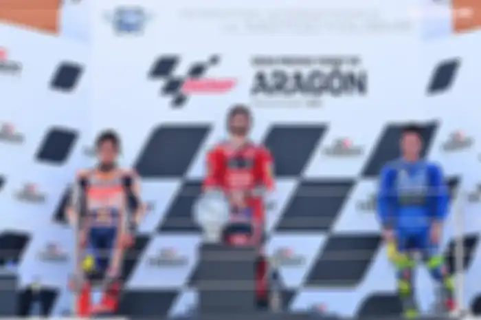 Francesco Bagnaia gasak podium tertinggi MotoGP Spanyol 2024 kalahkan Marc Marquez ingatkan lagi MotoGP Aragon 2021 silam