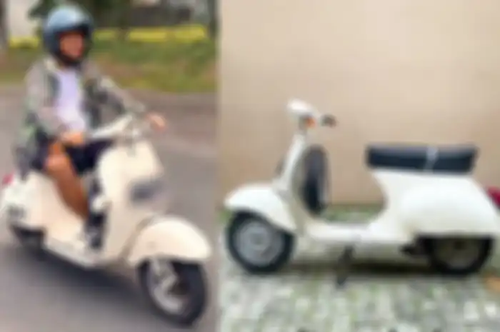 Lelang Vespa Darling 50S milik almarhum Babe Cabita untuk bangun masjid dan pesantren.