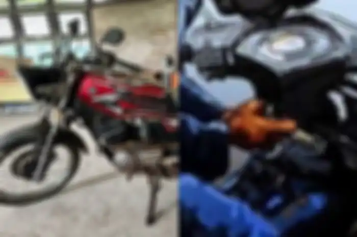 (ILUSTRASI) Bocah SMP nekat curi motor Yamaha RX-King milik polisi di Aceh.