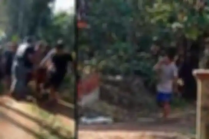 Tarsum (kanan), suami di Ciamis yang bunuh dan mutilasi istri sendiri.