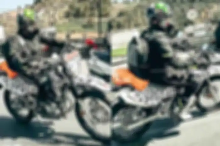 Motor trail baru Yamaha sedang dites di jalanan India.
