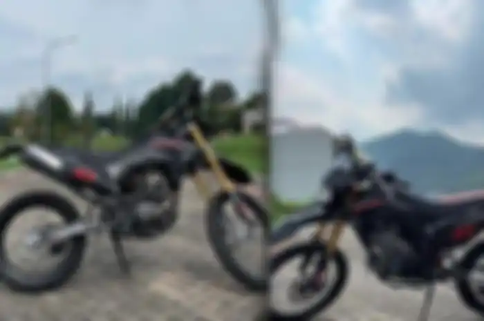 Honda CRF milik mahasiswa di Surabaya digondol maling motor.