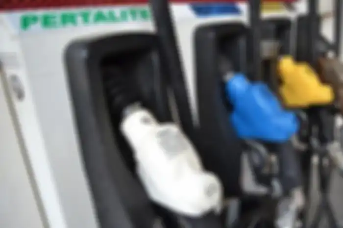 Ilustrasi BBM Pertalite di SPBU Pertamina.
