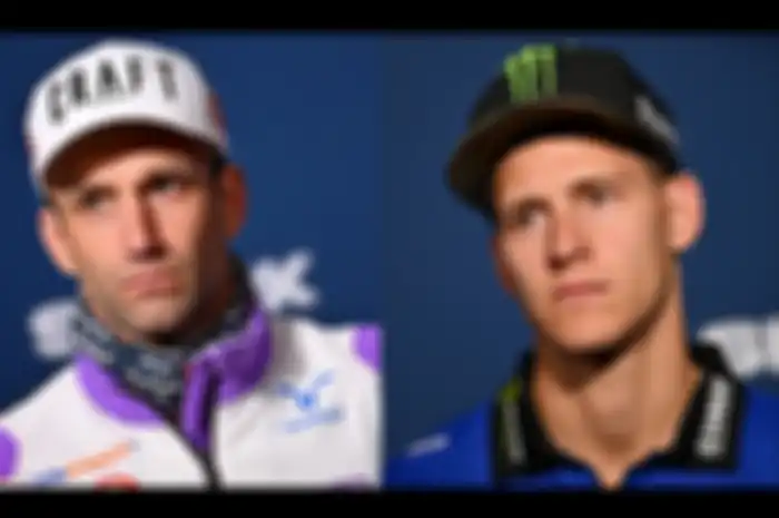 Local hero MotoGP Prancis 2024, Johann Zarco (kiri) dan Fabio Quartararo (kanan) berharap mukjizat demi sejarah Prancis pertama menang MotoGP Prancis