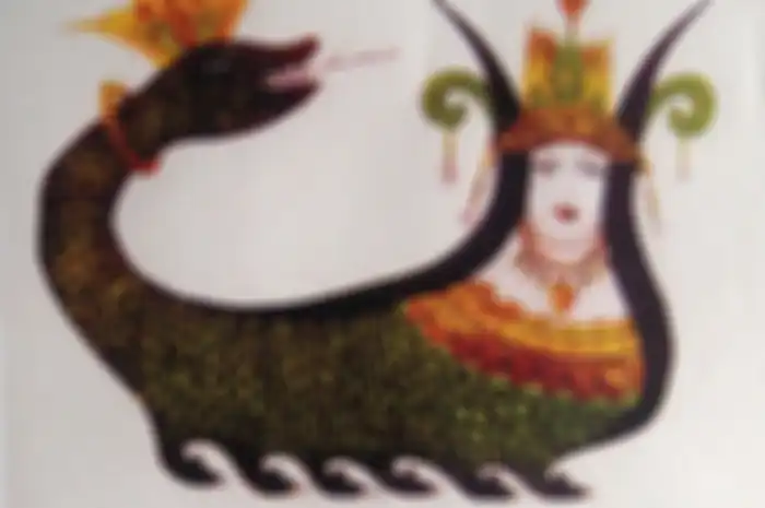 Ilustrasi jin khodam ular