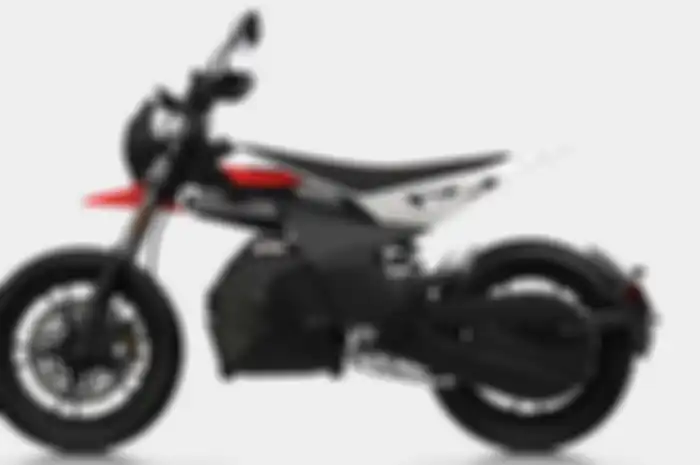 Motor listrik ala Supermoto punya spesifikasi tinggi.
