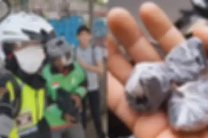 Penambal ban pelaku penyebar ranjau paku ditangkap driver ojol di MT Haryono Cawang, Jakarta Timur, pelaku akhirnya dilepas polisi.