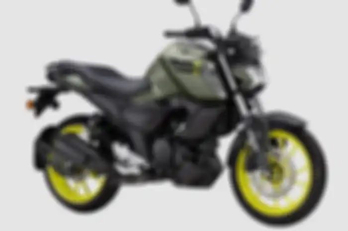 Yamaha FZ-S 2024 detail tampilan warna Cyber Green
