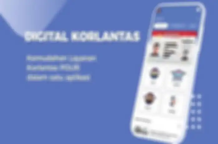 Aplikasi Digital Korlantas Polri untuk perpanjang SIM online.