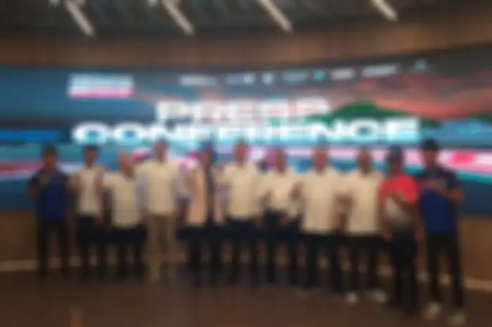 Press Conference Mandalika Racing Series 2024 putaran 2 di Gedung Sarinah, Jakarta Pusat, Senin (20/5/2024). 