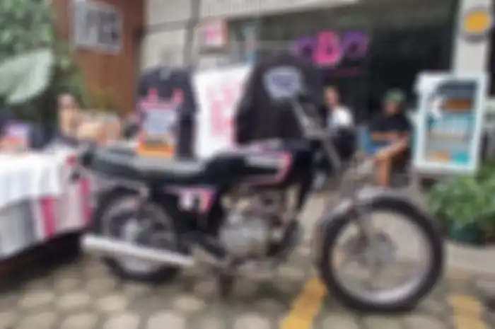 Modifikasi motor Kawasaki Binter Merzy garapan Sweaty Garage.