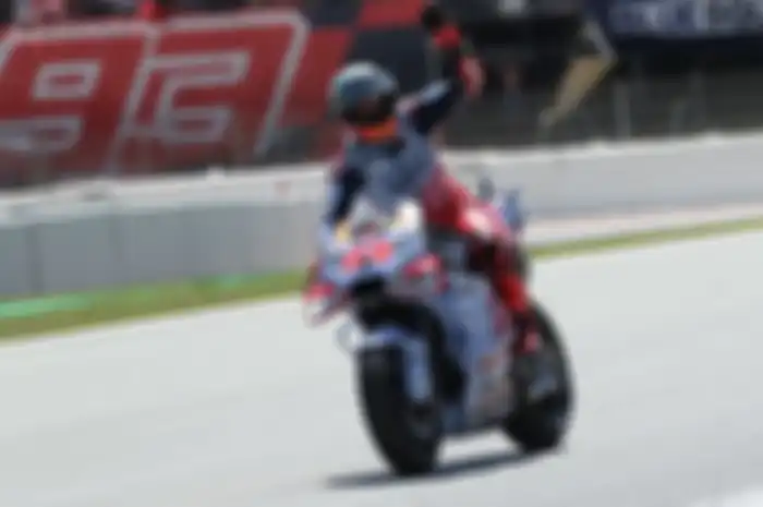 Pembalap Gresini Racing Marc Marquez comeback podium di MotoGP Catalunya 2024.