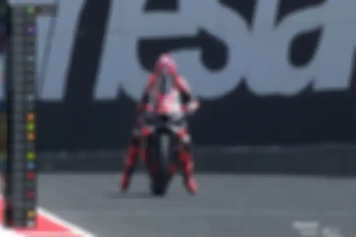 Maverick Vinales (Aprilia Racing) tercepat di FP1 MotoGP Italia 2024, Marc Marquez di luar 3 besar.